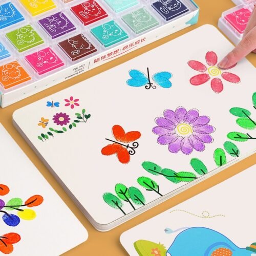 Children's Finger Drawing Paint Kindergarten