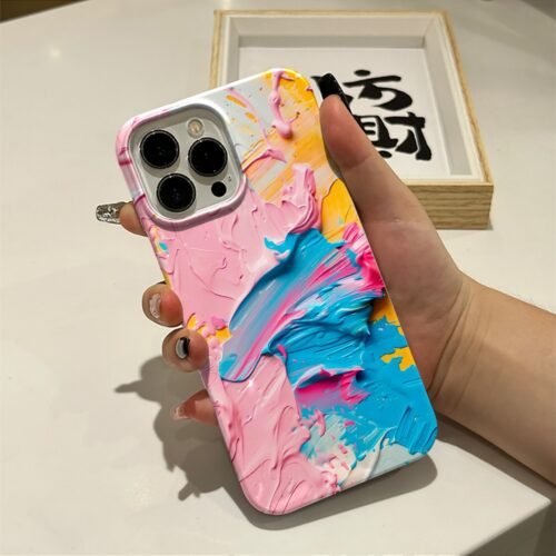 Ins style oil painting Apple phone case - Image 5