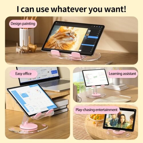 360 degree rotating acrylic tablet stand - Image 8