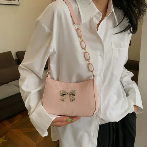 Leather Crossbody Shoulder Bag - Image 6