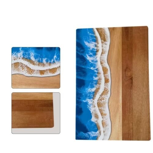 Ocean Epoxy Resin Serving Cheese Board