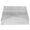 Spacious 3-Layer Display Shelf