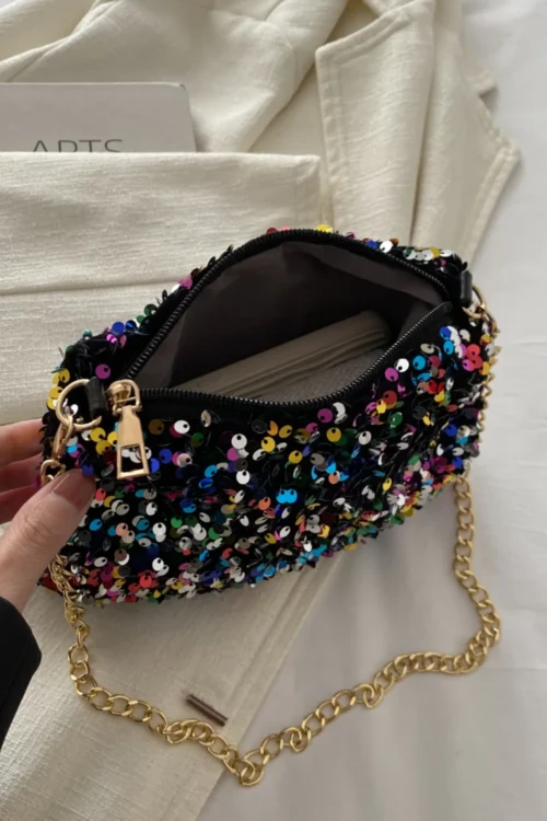 Sequins Polyester Shoulder Bag - Image 22