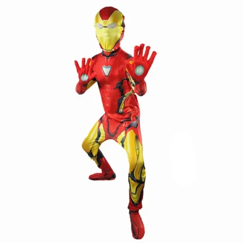 Kids Adult Iron Man Costume Bodysuit - Image 5