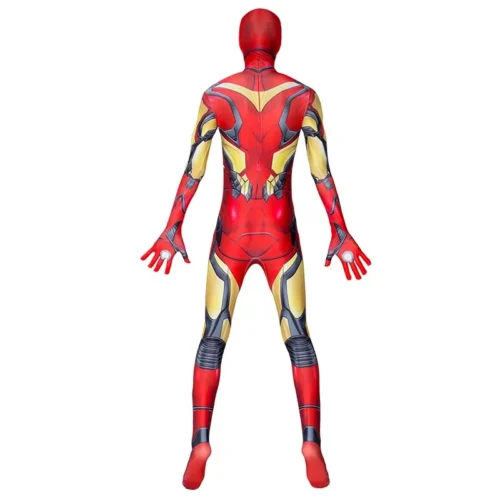 Kids Adult Iron Man Costume Bodysuit - Image 4
