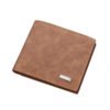 Men's wallet short wallet leather wallet