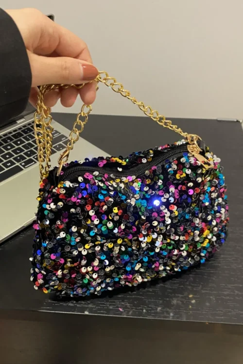 Sequins Polyester Shoulder Bag - Image 20