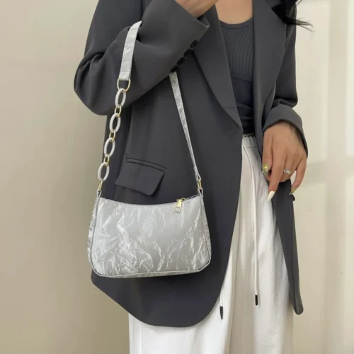 Leather Crossbody Shoulder Bag - Image 10