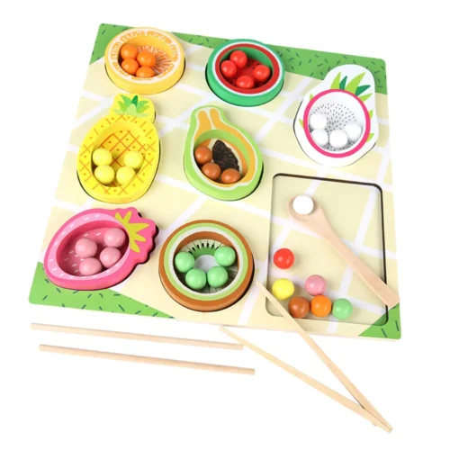 CPCCE wooden fruit tray toy