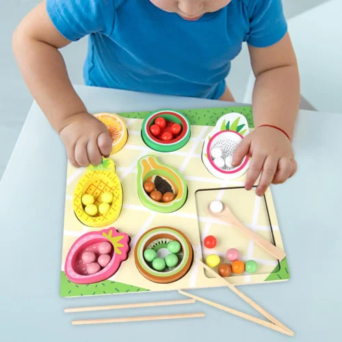 CPCCE wooden fruit tray toy - Image 3