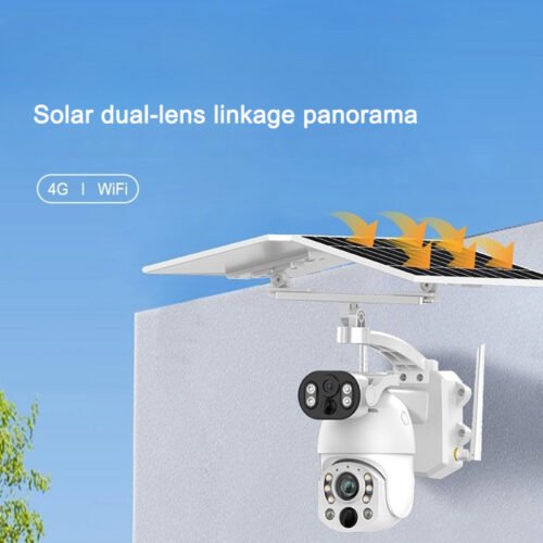 Outdoor solar monitoring camera dual lens - Image 3