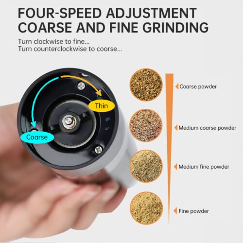 Electric Pepper & Sea Salt Grinder - Image 6