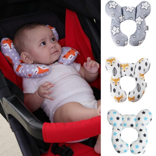 Baby head protection pillow stroller