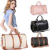 Folding suit bag carry-on clothing bag 