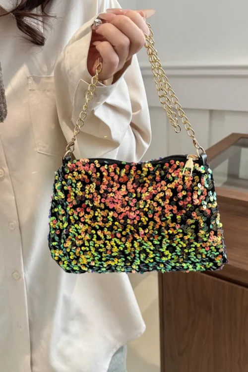 Sequins Polyester Shoulder Bag - Image 4