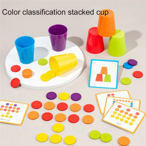 Early education puzzle color teaching tool
