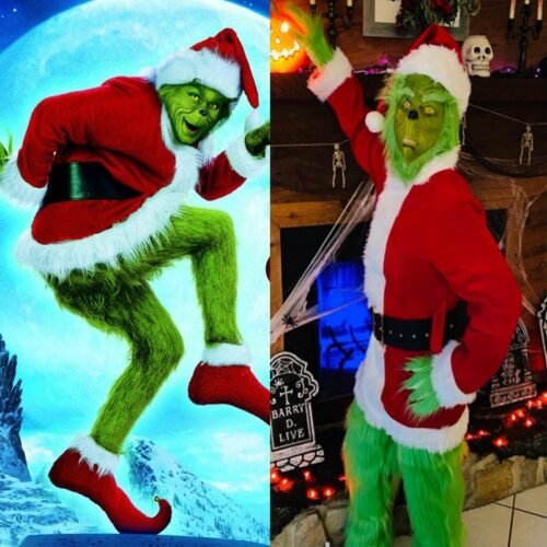 Halloween Grinch cosplay costume - Image 4