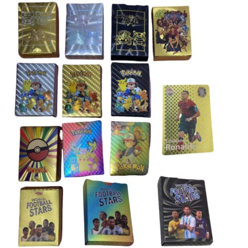 55 gold foil Pok é mon battle cards