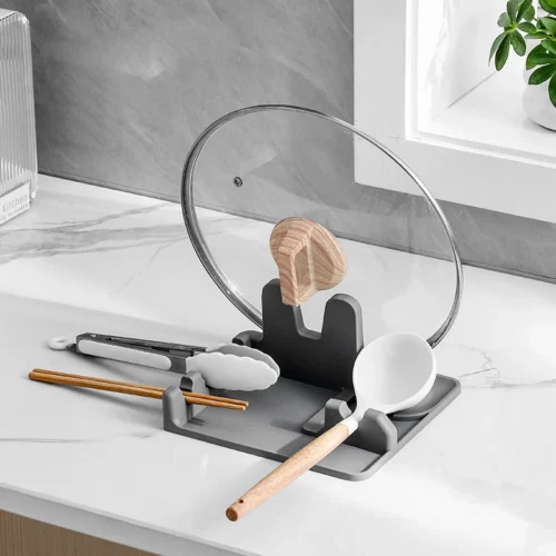 Silicone Pot Lid Rack Kitchen Storage Rack - Image 3