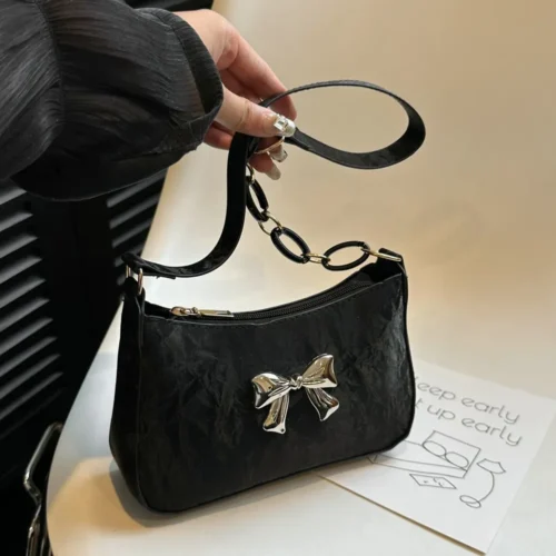 Leather Crossbody Shoulder Bag - Image 3