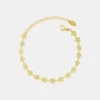 Titanium steel golden Bracelet