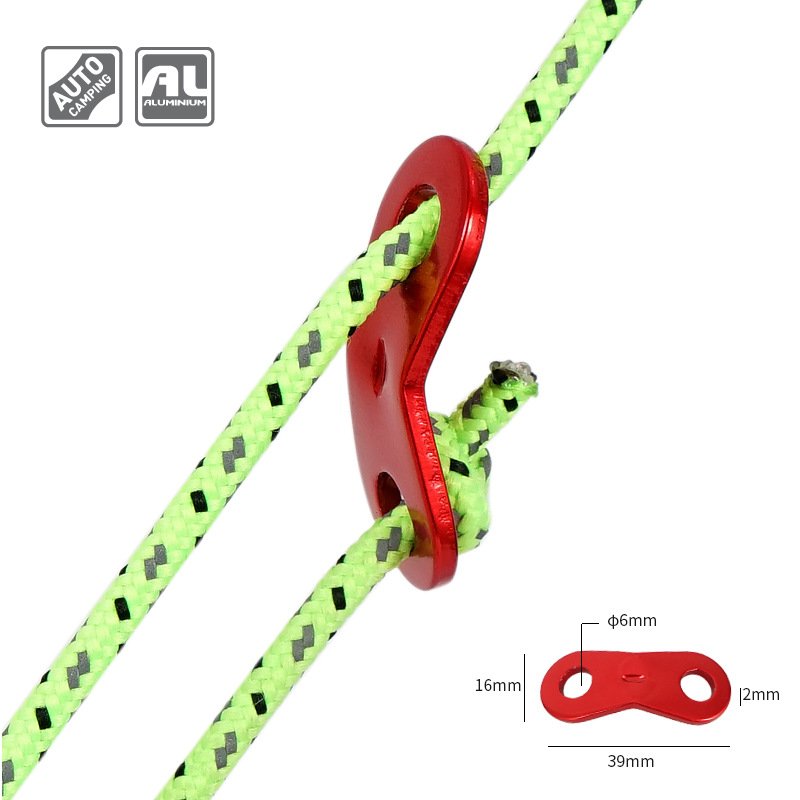 Outdoor Camping Double Eye Rope Buckle