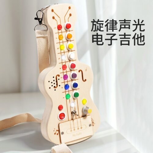 Wooden LED switch light children toy - Image 11