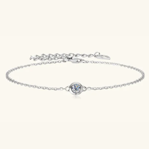 Moissanite 925 Sterling Silver Bracelet - Image 5