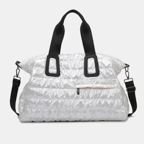 Quilted Nylon Oversize Travel Bag - Image 7