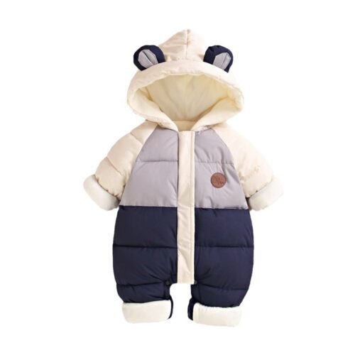 Baby down cotton jacket jumpsuit - Image 5
