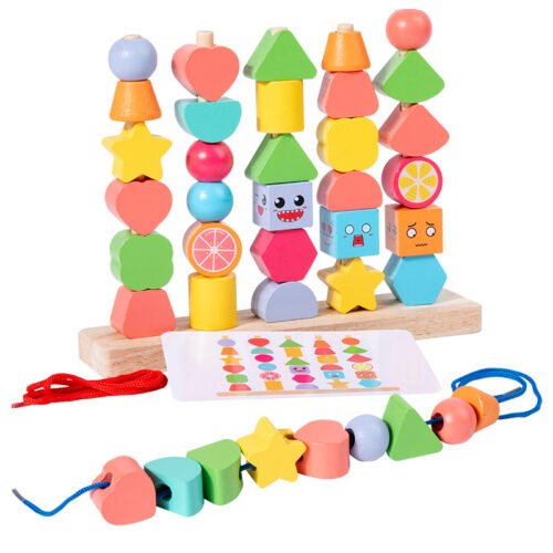 Children color recognition wooden toys - Image 5