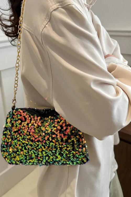 Sequins Polyester Shoulder Bag - Image 3