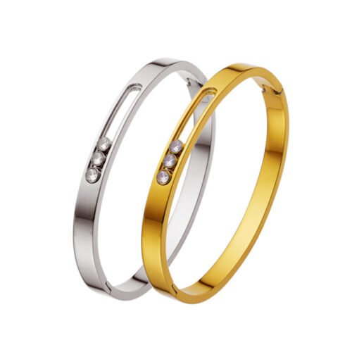 Titanium steel buckle women's bracelet