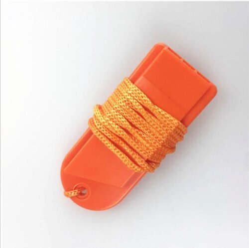Orange Lifeguard Plastic Whistle