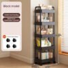White rolling storage cart