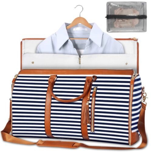 PU leather portable foldable luggage bag ​ - Image 4