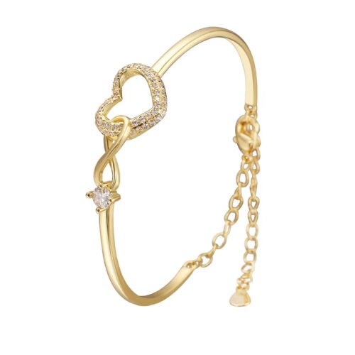 Infinite - Symbol Hollow - Heart Bracelet