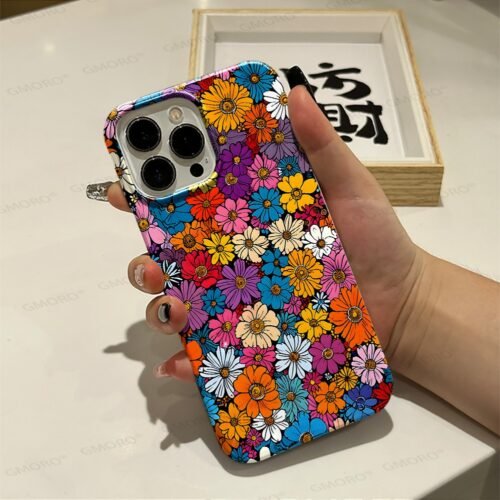 Oil painting flower anti drop phone case - Image 6