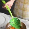 Green leaf spoon turtle back large spoon