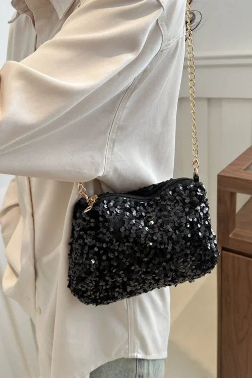Sequins Polyester Shoulder Bag - Image 10