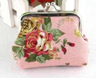 Lady Retro Vintage Flower Small Wallet - Image 8