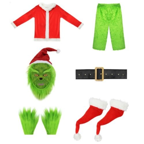 Halloween Grinch cosplay costume