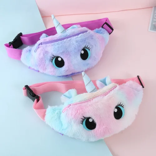Cute Unicorn Girls Waist Bag