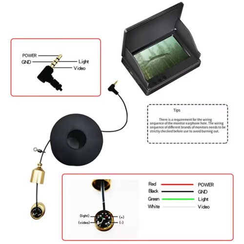 1pc 12 - 28V Underwater Fishing Camera with Infrared - Image 9