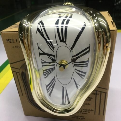 Twisted Corner Clock by Creative Home Decor