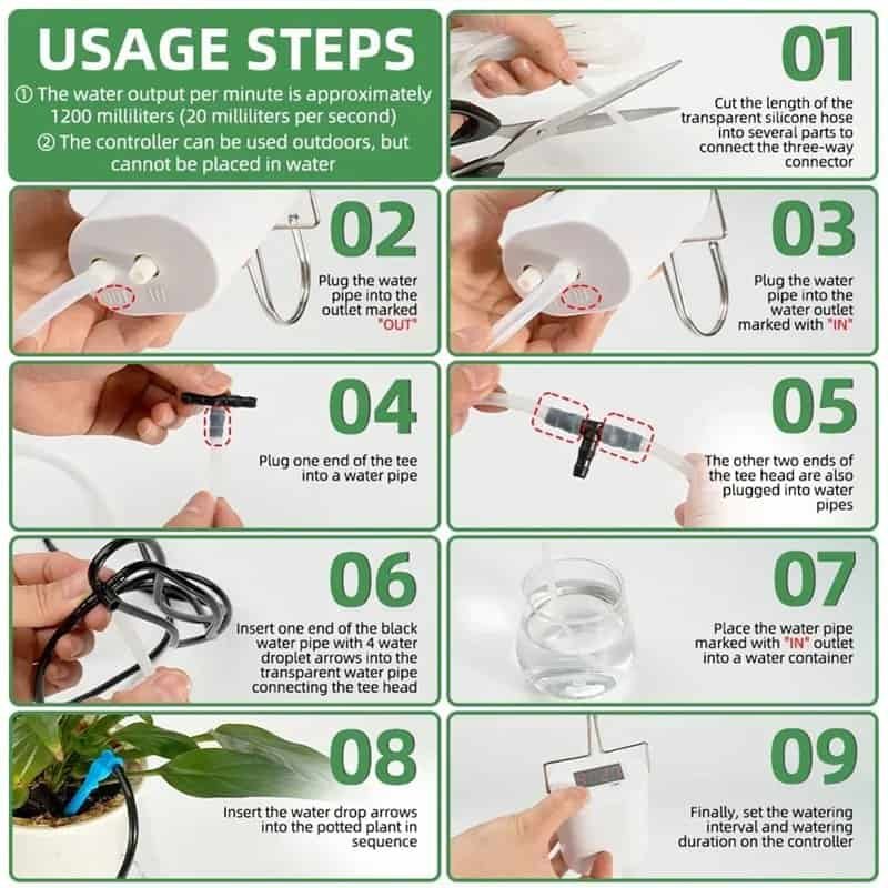 Head Automatic drip Irrigation Controller - Image 7