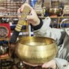 Tibetan brass singing bowl