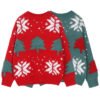 Christmas Snowflake Tree Knit Sweater