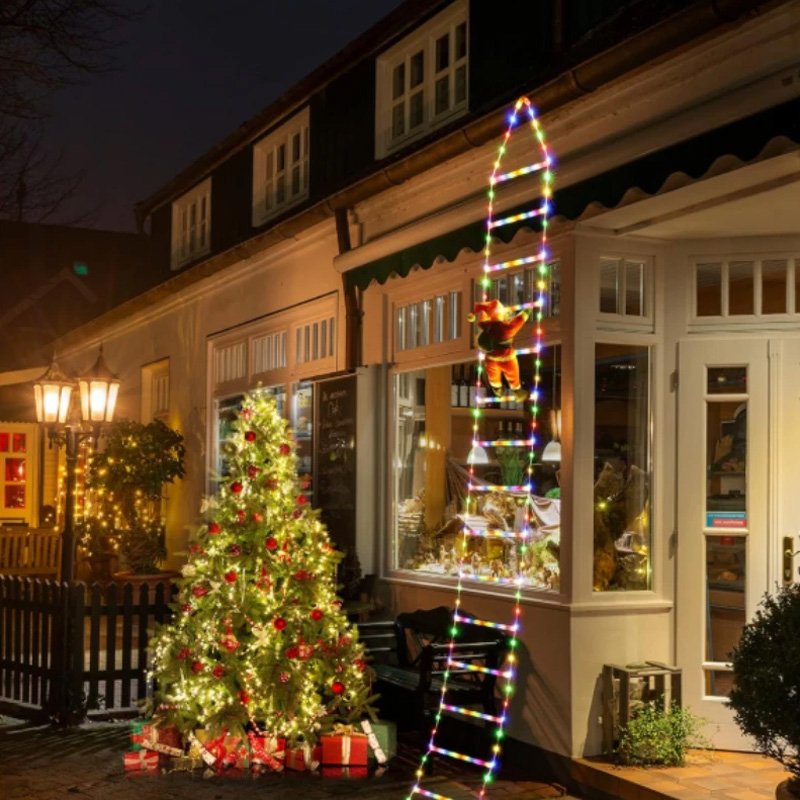 1.5/3M LED Christmas Decor: Climbing Santa - Image 2