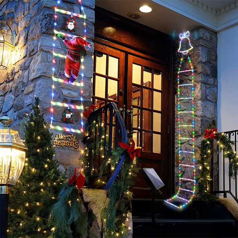 1.5/3M LED Christmas Decor: Climbing Santa
